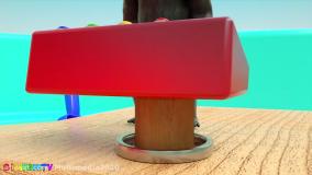 کارتون ماشین های رنگی | با داستان گاوصندوق رنگی