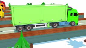 برنامه کودک ماشین های رنگی _ کامیون های رنگی