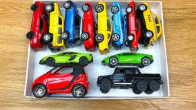 باکس ماشین های فلزی و رنگی رنگی :: ماشین اسباب بازی :: بازی و سرگرمی