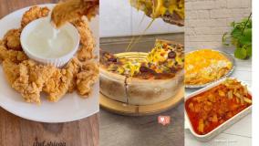 پخته انواعه پیتزا سوخاری و پلو