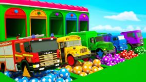 کارتون ماشین بازی ‌:: کالکشن ماشین های رنگی :: کامیون رنگی