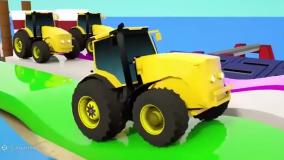 بازی با ماشین های رنگی رنگی