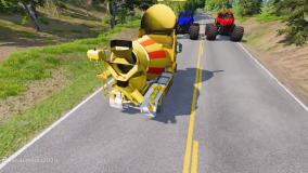 برنامه کودک ماشین بازی _ ماشین های رنگی _ اتوبوس های رنگی