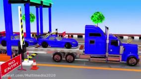 کارتون ماشین های رنگی | ماشین های رنگی جدید به دهکده ماشین ها