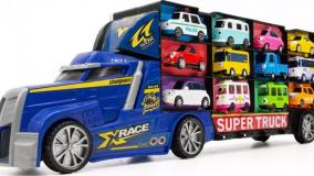 ماشین های اسباب بازی - ماشین و شن های رنگی - کامیون رنگی