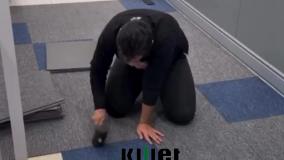 موکت کفپوش تایل/ تغییر دکوراسیون با یک ترفند ساده