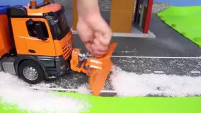 کارتون ماشین آتش نشانی _ خاموش کردن خانه آتش گرفته