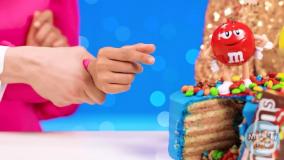 چالش غذایی خنده دار برنامه سرگرمی بانوان | چالش کیک دختر پولدار و دختر فقیر