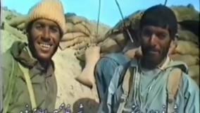 چهره غبار آلود شهید رستگار و شهید اسلامی فرد چند ساعتی قبل از شهادتشون در عملیات کربلای ۵ شلمچه