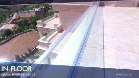 نرده شیشه ای دفنی اکسیدال برای ویلای شخصی لواسان تهران