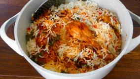 طرز تهیه بریانی گوشت مرغ : آموزش اشپزی : غذای جدید