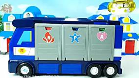 کارتون ماشین پلیس کوچولو : گیر افتادن در شن های رنگی