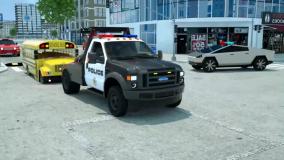 کلیپ ماشین بازی - کارتون ماشین پلیس خفن و تریلی - کارتون شهر ماشین ها - ماشین ها