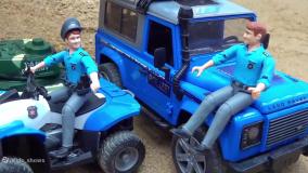 ماشین بازی جدید ؛ دانلود کارتون ماشین پلیس در تعقیب ماشین تراکتور خلافکار