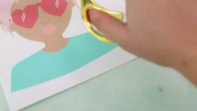 طراحی و چاپ کارت فانتزی کش مو و اسکرانچی