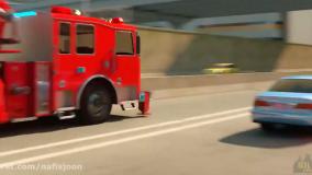 کارتون ماشین پلیس - فلورانس آمبولانس قهرمان