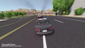 تعقیب و گریز ماشین پلیس - درایو پرتو - کارتون ماشین پلیس