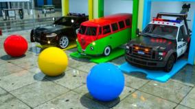 دانلود ماشین بازی کودکانه /کارتون ماشین پلیس در کارواش : ماشین های قهرمان شهر
