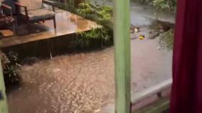 خوابیدن در هوای بارانی