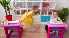 کارتون کودک جدید ایوا و دوستان در مدرسه طولانی و پرهیجان