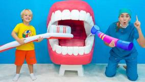 ولاد و نیکی طولانی-چالش موسیقی -کارتون ولاد ونیکی جدید -برنامه کودک ولادو نیکی