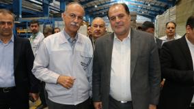 بازدید فرماندار ساوه و هیئت بازرگانی از کارخانه نیکسان