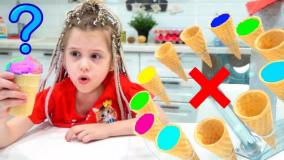 برنامه کودک ایوا چالش بستنی - ایوا و مادر