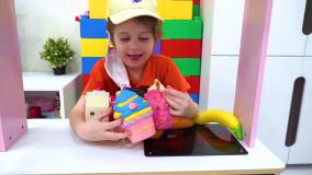 برنامه کودک دخترانه ایوا :: ایوا و مادر  :: قانون رفتار را آموزش می دهد