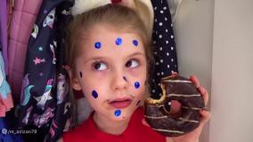 ایوا جدید - برنامه کودک ایوا - چالش صورتی و مشکی - ایوا و مامان - ایواشو