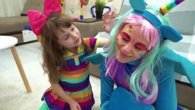 ایوا و مامان _ چالش پونی