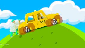 ولاد و نیکی طولانی-چالش جدید تاکسی مدرسه-کارتون ولاد ونیکی جدید-برنامه کودک ولاد