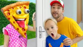 ولاد و نیکی طولانی-چالش خانه بازی-کارتون ولاد ونیکی جدید-برنامه کودک ولاد