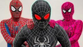 کارتون اسپایدرمن نبرد تیم مرد عنکبوتی با دشمنان برنامه کودک طولانی