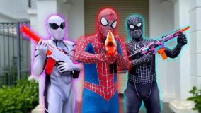 برنامه کودک مرد عنکبوتی ابرقهرمانان و موتور مرد عنکبوتی در شهر طولانی و جذاب