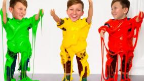 برنامه کودک سنیا - سنیا شو - سنیا و اسلایم های رنگی