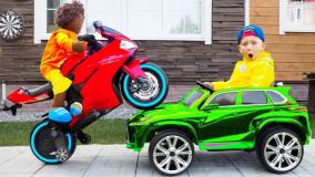 برنامه کودک جدید سنیا - سنیاشو - ماشین در مقابل موتور  - برنامه سرگرمی کودک