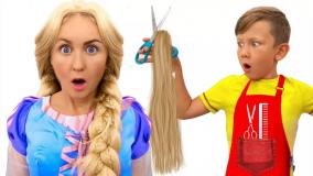 سنیا و بابایی چالش شکلاتی / سنیا شو / برنامه کودک سرگرمی کودک