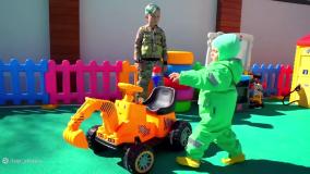 برنامه کودک سنیا | ماشین ارتشی ماشین بازی | سنیاشو جدید برنامه کودک سرگرمی