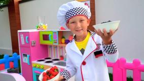 سنیاشو - سنیا و نیکی - آبمیوه گیری سنیا - سنیا کودک سرگرمی