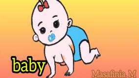 آموزش نقاشی نوزاد به مناسبت روز کودک | نقاشی آسان