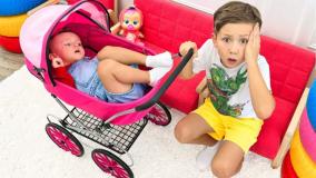 ماجراهای سنیا - سنیا از کودک نیکی مراقبت میکند - برنامه کودک سنیا شو