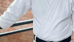 عکس ناصر غلامی هوجقان  با لباس کاراته در گذر زمان