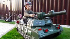 برنامه کودک سنیا - سنیاشو سوار تانک برقی - سنیا بابایی - بانوان سرگرمی