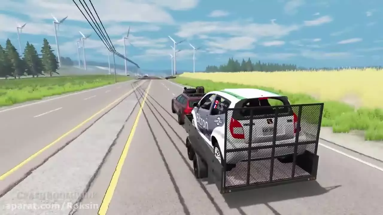 کارتون ماشین بازی جدید :: ماشین مسابقه ای قرمز در گیم پلی بازی ماشینی