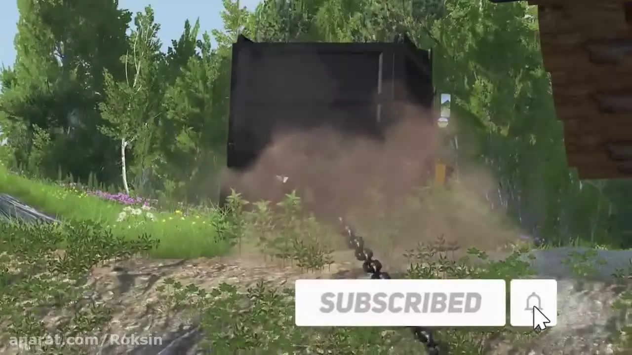 کارتون ماشین بازی جدید:: پل چوبی جدید:: ماشین بازی