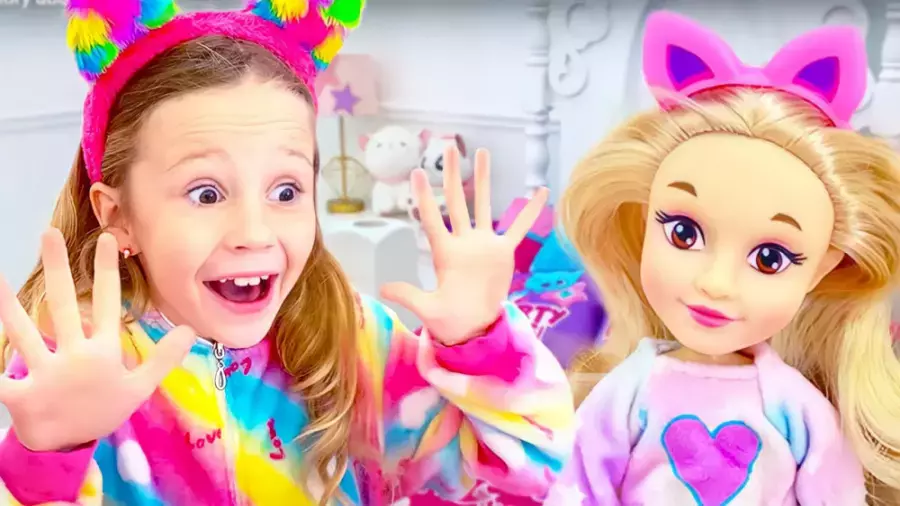 برنامه کودک بازی خلاقانه با ناستیا و بابا | عروسک بازی خنده دار