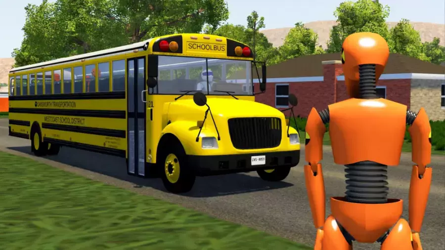 کارتون ماشین بازی جدید :: اتوبوس جدید و زرد :: ماشین بازی