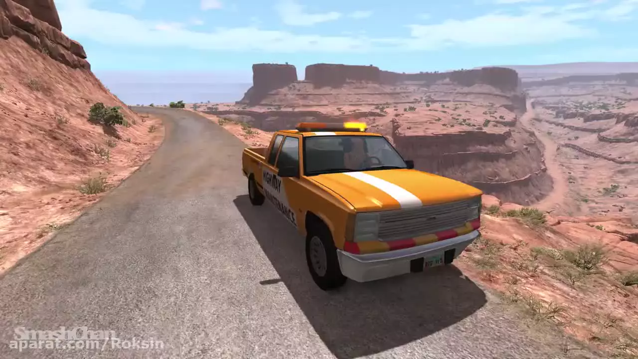 کارتون ماشین بازی جدید:: سقوط کامیون قرمز