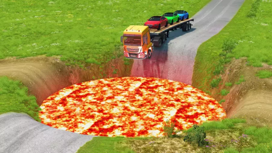 کارتون ماشین بازی:: گودال:: انیمیشن ماشین بازی جدید