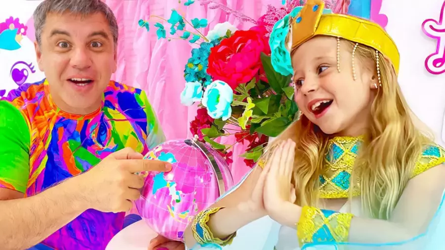 برنامه کودک بازی خلاقانه با ناستیا و بابایی | قصر جادویی هیجان انگیز